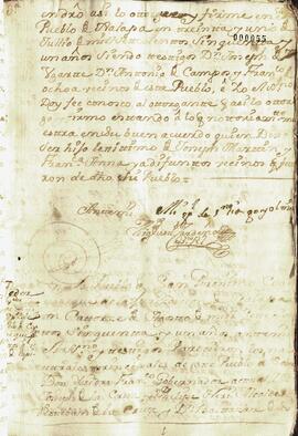 Poder por el gobernador de Coatepec para pleitos